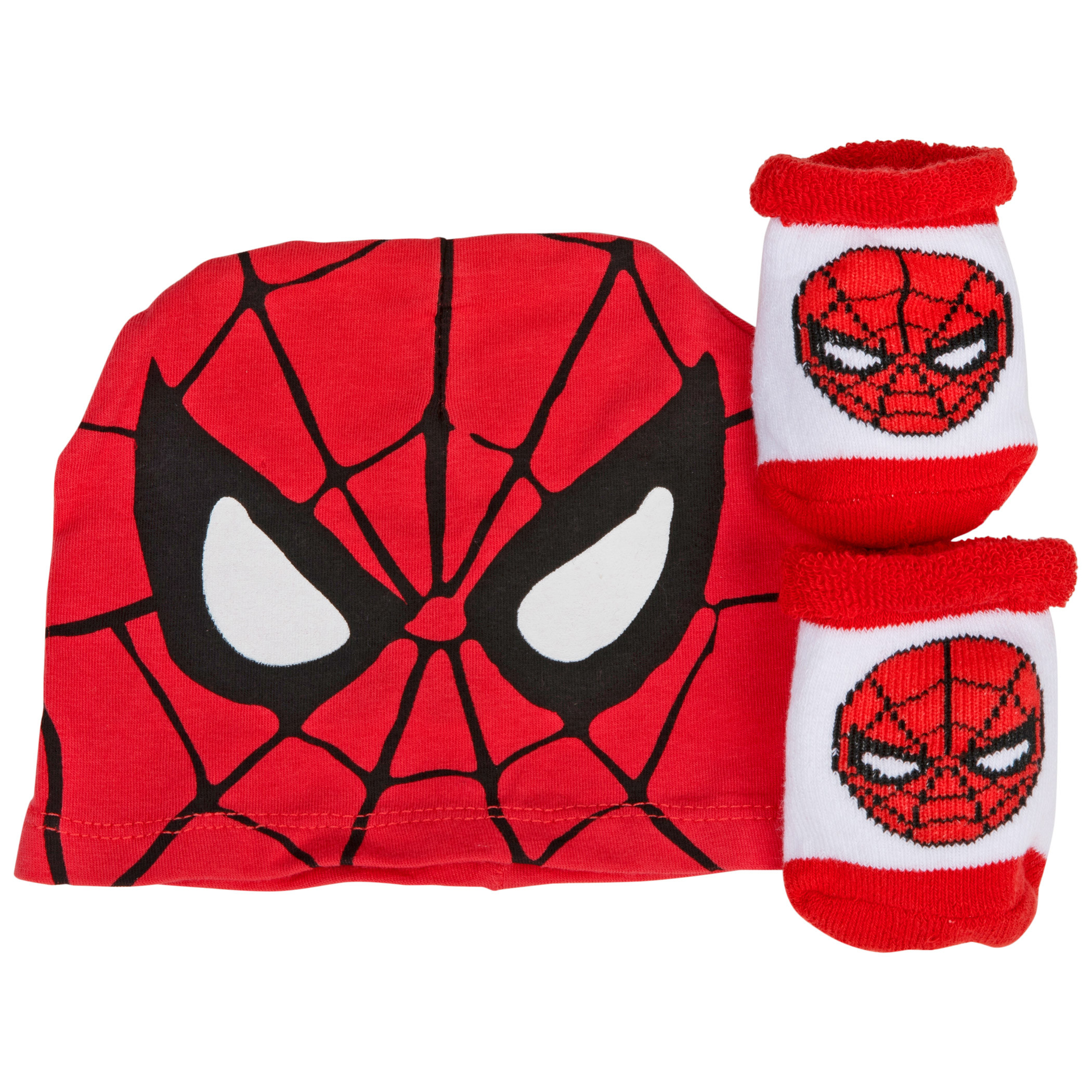 Spider-Man Symbol Costume 2-Piece Hat and Sock Set